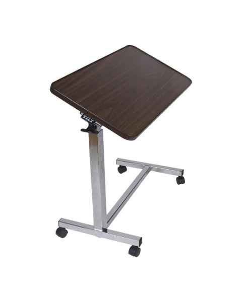 Novum Medical Model 132 Economy Overbed Table - 33 Degree Tilt with Spring Assisted Lift Mechanism