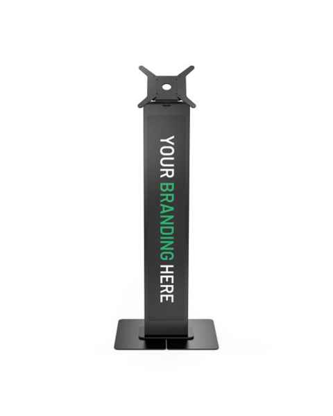 Compulocks 140B200LBPB Floor Stand with Brandable Panel for Samsung 32