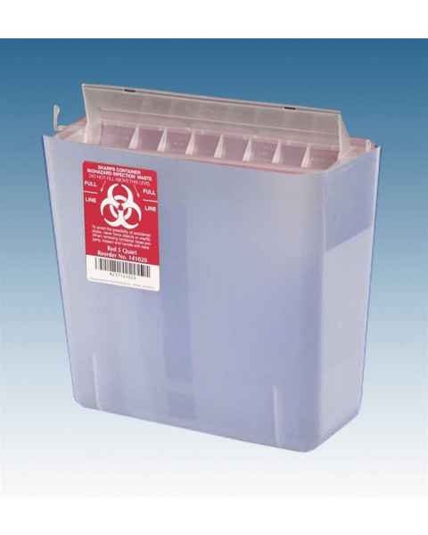 5 Qt. Sharps Container Clear