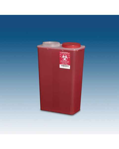14 Qt. Big Mouth Sharps Container Red