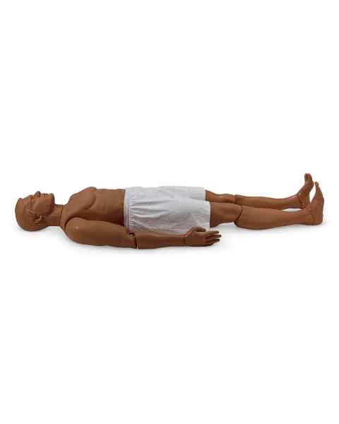 Nasco 149-1434B Simulaids Rescue Randy Combat Challenge 145-lb. Weighted Adult Manikin - 55 in. L x 27 in. W x 13 in. D - Dark