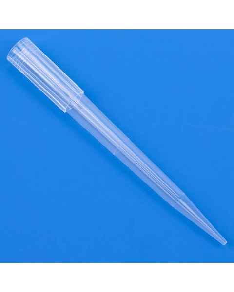 Globe Scientific 150053 100uL-1250uL Certified Universal Low Retention Graduated Pipette Tip - 84mm, Extended Length, Natural, Sterile