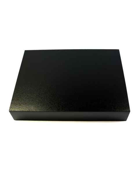 Domico Med-Device 152-SCB Decubitus ScanCoat Black Foam Block Positioning Device - 3"H x 14"W x 18"L