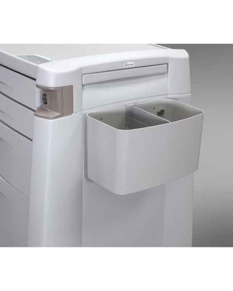 Capsa 15334K Multicavity Organizer with Divider, Light Creme