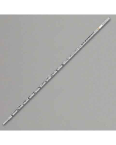 1mL Plastic Serological Pipettes - 275mm - Yellow Striped Color Coded