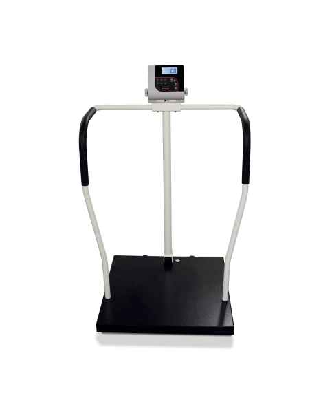 Rice Lake 170139 Bariatric Scale with Integrated Handrail - 800 lbs Capacity