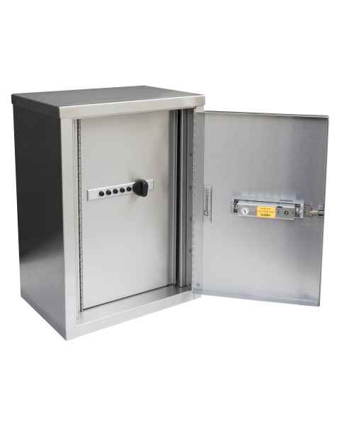 Narcotic Cabinet with Push Button Lock - 15" H x 11" W x 8" D