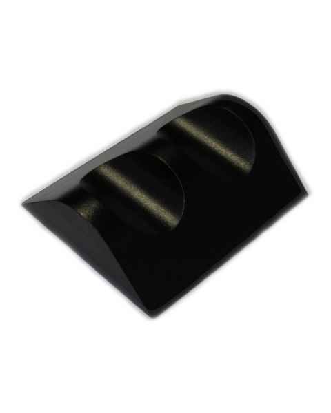 Domico Med-Device 192-SCB Small Leg Rest with Knee Cutouts - ScanCoat Black