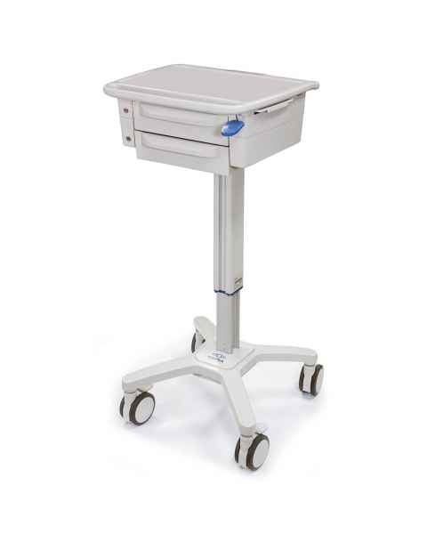 Capsa Healthcare 1970516 SlimCart Mobile Laptop Cart - Two Drawers