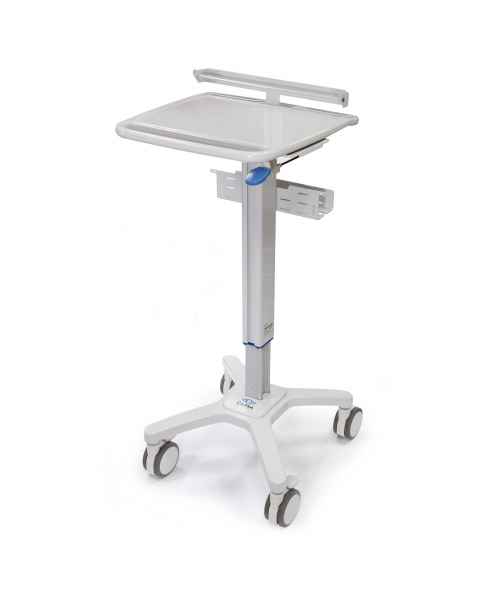 Capsa Healthcare 1970561 SlimCart Mobile Laptop Cart - No Drawer, with Laptop Security Bar & Power Supply Holder