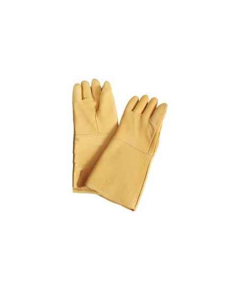 Seamless Lead Leather Gloves - Fawn