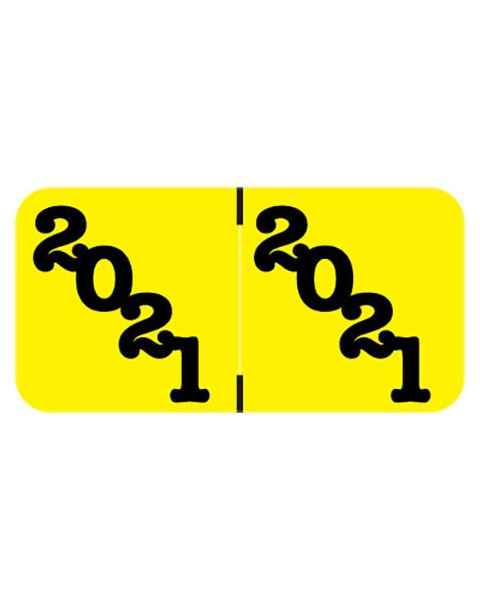 2021 Year Labels - Jeter Compatible - Size 3/4