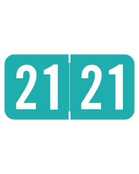 2021 Year Labels - Sav-Tyme Compatible - Size 3/4