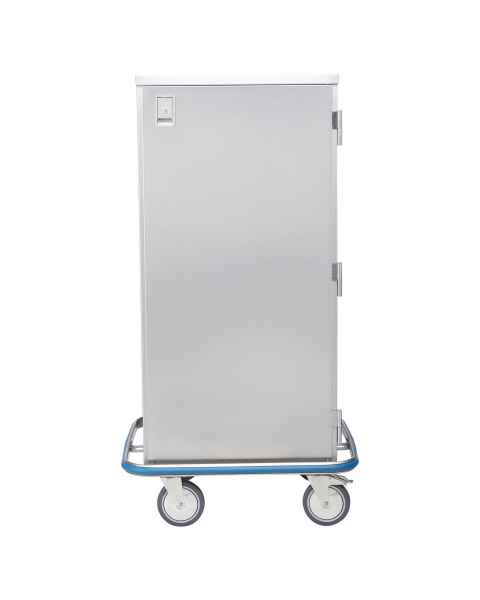 Blickman Stainless Steel Space Saver Case Cart Model CCC4-19 - Single Solid Door