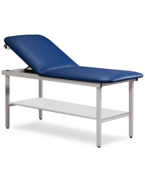 Clinton Model 3020 Alpha Series Treatment Table with Adjustable Backrest & Shelf