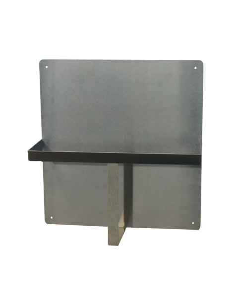OmniMed 303013 Single Stainless Steel Bariatric Bedpan Rack