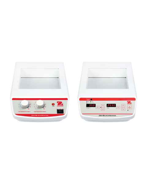 OHAUS 30392066 and 30392087 Dry Block Heater, 4 Block - Analog and Digital