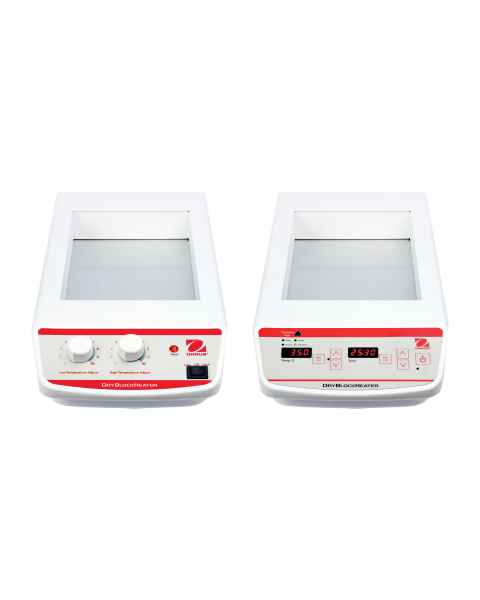 OHAUS 30392073 and 30392094 Dry Block Heater, 6 Block - Analog and Digital