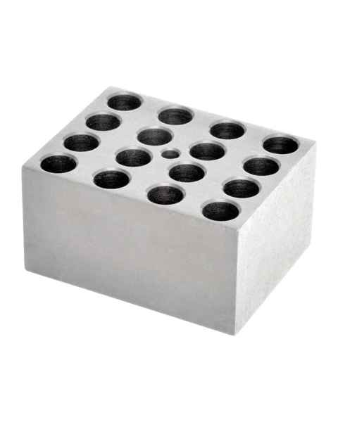 OHAUS 30400165 Single Module Block for HB Series Dry Block Heaters - 16 x 12/13 mm Test Tubes