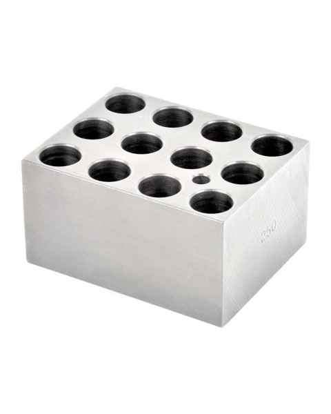 OHAUS 30400172 Single Module Block for HB Series Dry Block Heaters and Incubating Cooling Orbital Shaker - 12 x 15 mL Conical Centrifuge Tubes
