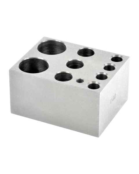 OHAUS 30400193 Single Combination Module Block for HB Series Dry Block Heaters and Incubating Cooling Orbital Shaker - 4 x 1.5 mL, 3 x 15 mL, and 2 x 50 mL Centrifuge Tubes