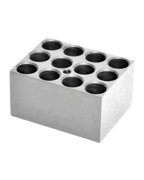 OHAUS 30400195 Single Module Block for HB Series Dry Block Heaters - 12 x 17/18 mm Test Tubes