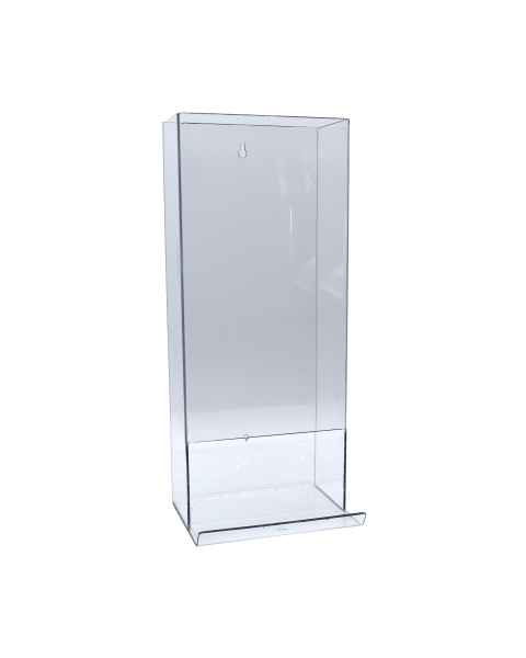 OmniMed 304030 Clear PETG Wall Mounted Safety Glasses Dispenser