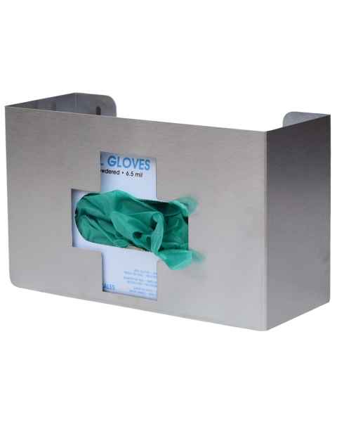 OmniMed 305335 Stainless Steel Medical Cross Single Glove Box Holder