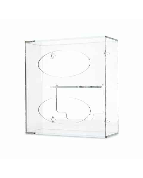 OmniMed 305364 Deluxe Acrylic Double Glove Box Holder