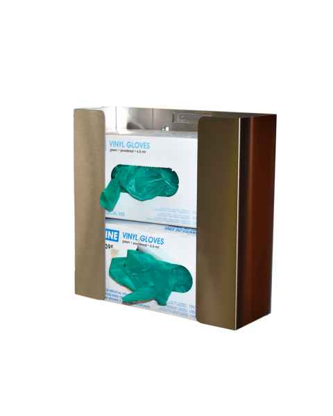 OmniMed 305401 Magnetic Double Glove Box Holder - Front View (Glove Boxes NOT included)