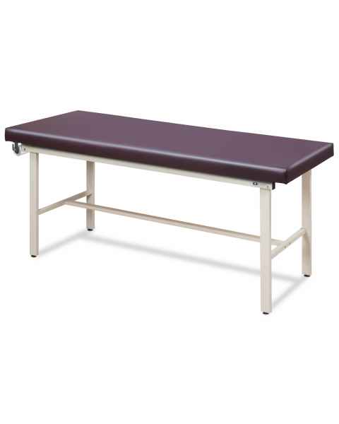 Clinton Model 3100 Flat Top Alpha-S Series Straight Line Treatment Table with H-Brace