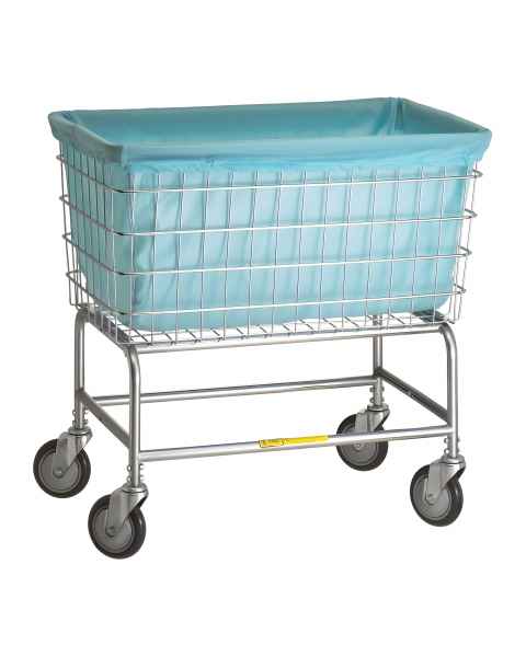 R&B Wire 341LTB Nylon Liner for H Wire Basket - Light Blue (Laundry Cart is Sold Separately)
