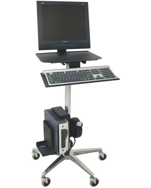 Computer Transport Stand With Cord Reel