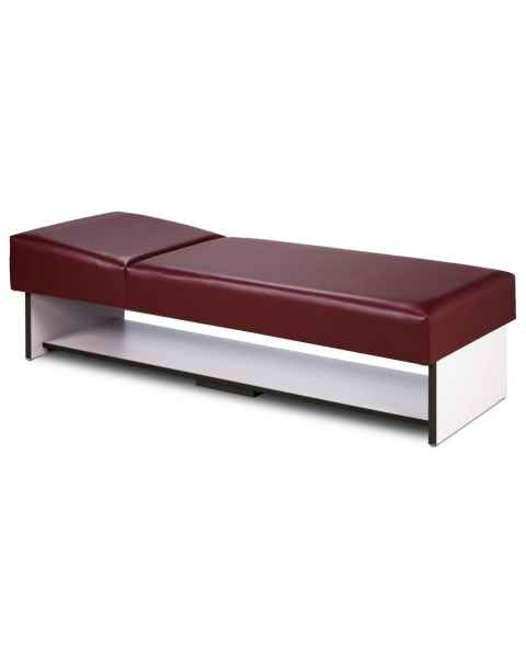 Clinton 3710-10 Panel Leg Recovery Couch with Full Shelf & Non-Adjustable Pillow Wedge