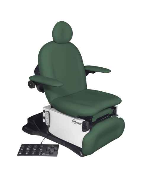 Model 4011-650-200 Power4011p Ultra Procedure Chair with Programmable Hand and Foot Controls - Deep Forest