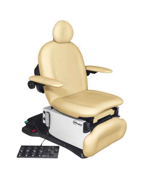 Model 4011-650-300 ProGlide4011 Ultra Procedure Chair with Wheelbase, Programmable Hand and Foot Controls - Lemon Meringue