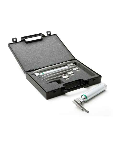 ADC 4089F Satin™ Fiberoptic Laryngoscope Set with Miller Blades