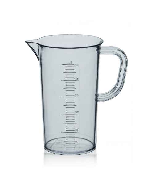 BrandTech 44091 SAN Pitcher with Molded Graduations - 250mL