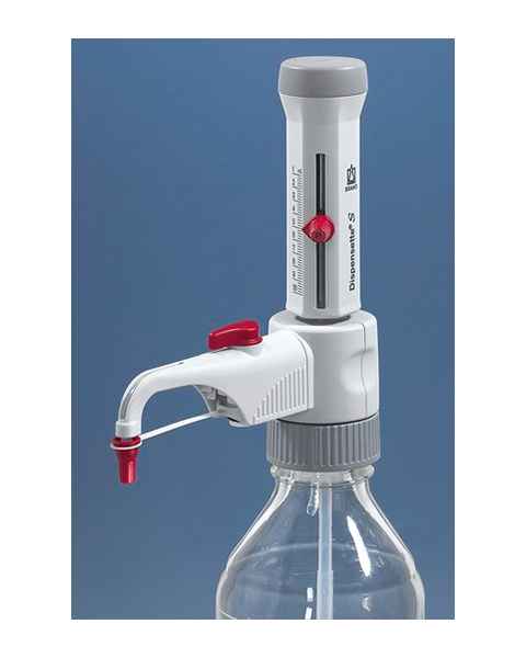 BrandTech Dispensette S Bottletop Dispenser - Analog Adjustable with Recirculation Valve