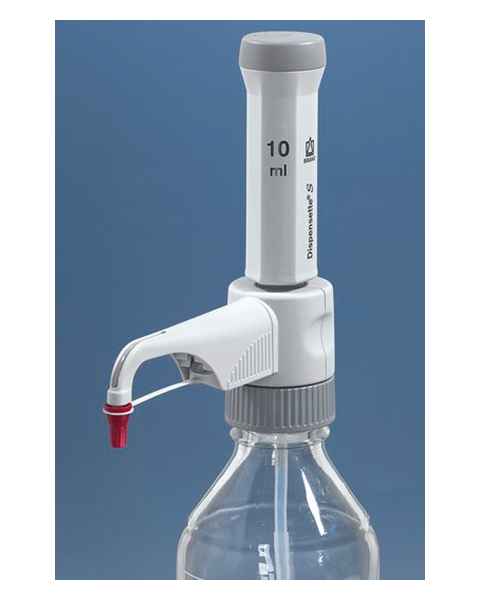 BrandTech Dispensette S Bottletop Dispenser - Fixed Volume with Standard Valve