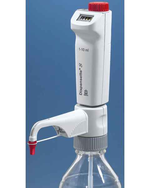 BrandTech Dispensette S Bottletop Dispenser - Digital Adjustable with Standard Valve