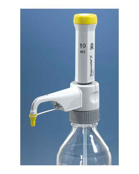 BrandTech Dispensette S Organic Bottletop Dispenser - Fixed Volume with Standard Valve