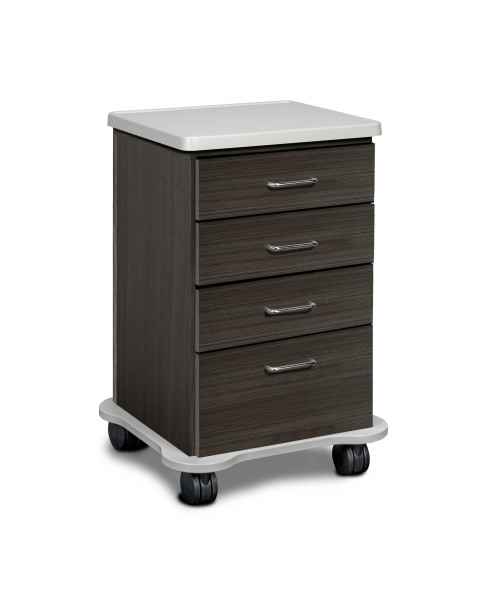 Clinton 4940-C Fashion Finish Mobile Cart-Mate Cart with 4 Drawers in Twilight Finish