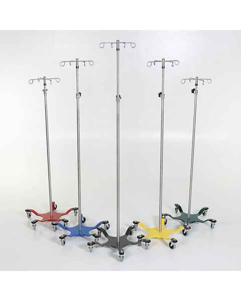 Stainless Steel 5-Leg Spider IV Pole with Color Coded Base Model MCM271