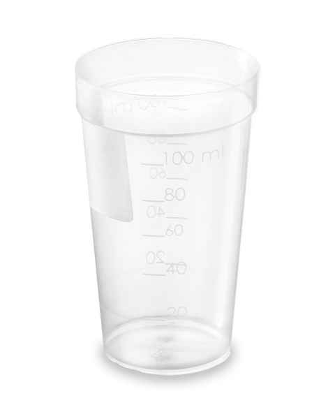 Globe Scientific 5100 100 mL PP Titration Cup