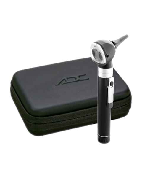 ADC 5111NL Diagnostix&trade; 2.5V Pocket Otoscope with LED Lamp, Hard Case - Black