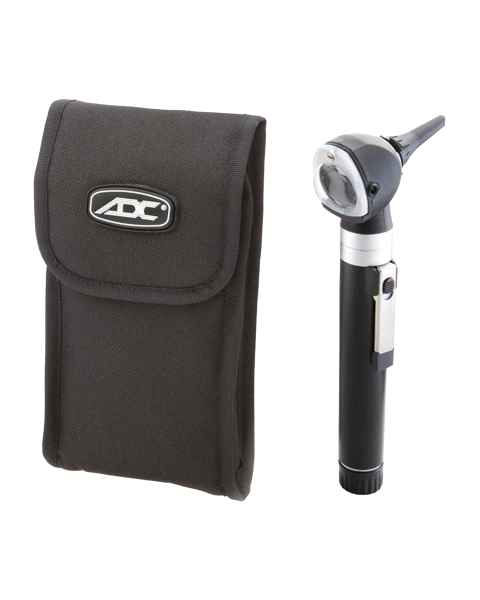 ADC 5111NLS Diagnostix™ 2.5V Pocket Otoscope with LED Lamp, Soft Case - Black
