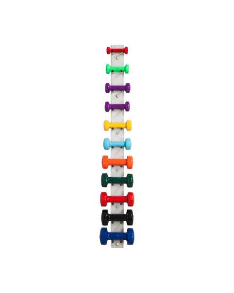 Clinton 5113K Gray Laminate Dumbbell Strip (Dumbbells are Not Included)