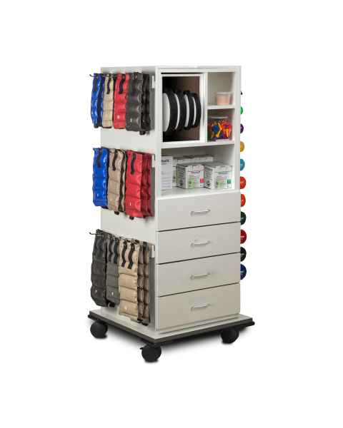Clinton 5140-1GR Zeus SuperRac, Gray - Front (Physical Activity Aids are Not Included)