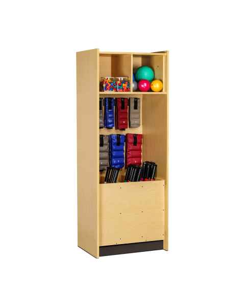 Clinton 5221 Tall PT Cabinet with Weight Bar Storage Only (Physical Activity Aids are Not Included)